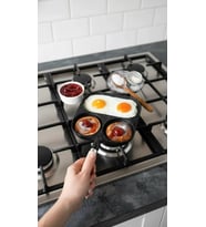 Döküm 3 Bölmeli Omlet Tavası - Krep Tavası