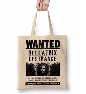 Harry Potter Wanted Bellatrix Lestrange Bez Çanta Uzun Saplı