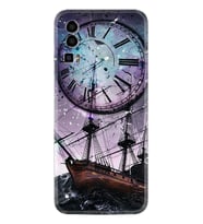 General Mobile GM 23 Kılıf Silikon Desen Özel Seri Time 1749