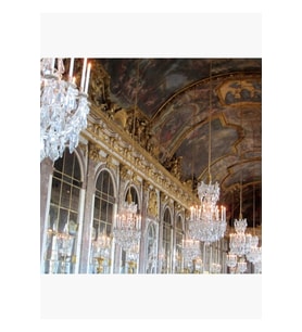 Paris Versailles Aynalı Salon Tablo Ahşap Poster Dekoratif