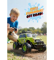 Uzaktan Kumandalı Full Fonksiyon Şarjlı Işıklı Off Road Oyuncak Araba 27.5 Cm
