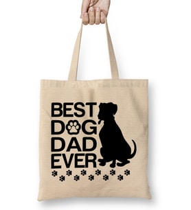 Best Great Dane Dad Ever Best Dog Dad Bez Çanta Uzun Saplı