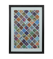 e38 EL İŞÇİLİĞİ EBRU TABLO 55*75 cm - 5677