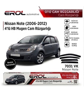 NİSSAN NOTE (206-2012) 4'LÜ HB CAM RÜZGARLIĞI