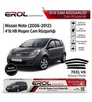 NİSSAN NOTE (206-2012) 4'LÜ HB CAM RÜZGARLIĞI