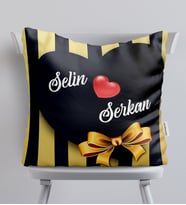 BK Gift Kişiye Özel İsimli Çocuk Beyaz Yastık-6