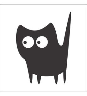 KEDİ FOLYO STİCKER 100cm Uzunluk (Karışık)