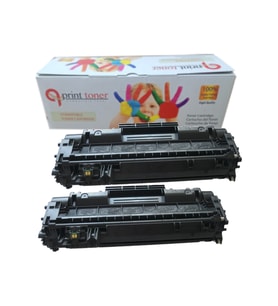 HP Çipli CE505A 2'li Ekonomik Paket Garantili Uyumlu Toner P2030 P2035 P2035n P2055 Muadil Toner