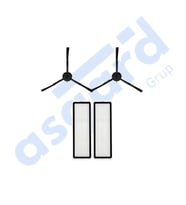 Dreame F9 PRO Uyumlu 2 Yan Fırça 2 Filtre PKT-iasgf0000286