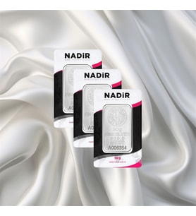 3 Adet 50 Gr Nadir Gümüş Külçe