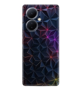 Vivo V29 Lite Kılıf Silikon Desen Özel Seri Renkli Prizmalar 1783