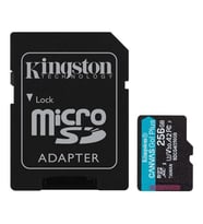 KINGSTON 256GB CANVASGO+ SDCG4/256GB MICRO-SD HAFIZA KARTI