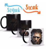 Frankenstein 02 Sihirli Kupa Bardak Porselen