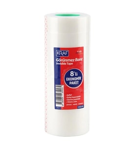 KRAF 1933-8 GÖRÜNMEZ BANT 19mmx33 M 8'Lİ PAKET