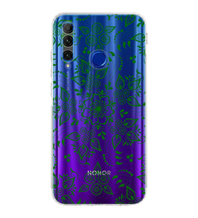Huawei Honor 20 Lite  Kamera korumalı Kapak Nostalji Desen Tasarımlı  Şeffaf Kılıf