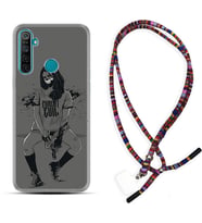 Realme 5i 5 Pro 6i 7 Pro 8 Kılıf Boyun Asklı Rasta Silikon Purest Evil 1627