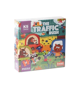 The Traffic Rush Pre-School Puzzle
