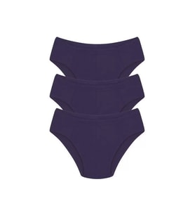 Erkek Pamuk 3lü Saks Slip