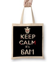 Fnaf Game Freddy Keep Calm It's 6am Bez Çanta Uzun Saplı