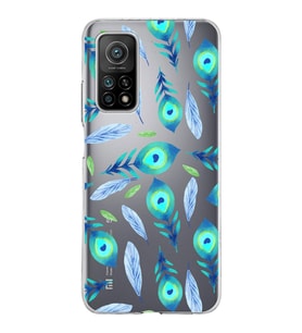 PrintiFy Xiaomi Mi 10T ile Uyumlu 1mm Slim Fit Nazar Boncuğu 3 Baskılı Şeffaf  Kılıf