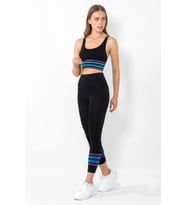 MioFit Energy Yüksek Bel Toparlayıcı Seamless Spor Tayt (Siyah)