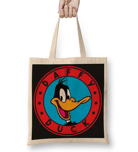 Daffy Duck Bez Çanta Uzun Saplı