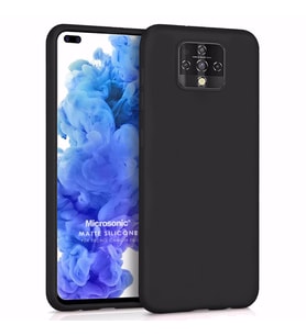 Microsonic Matte Silicone TECNO Camon 16 Premier Kılıf Siyah
