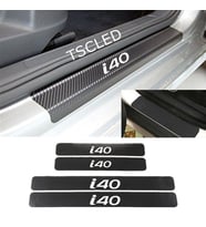 i40 Karbon Kapı Eşiği Kaplama Sticker (4 Adet) zz87