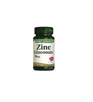 Nature's Bounty Zinc Gluconate 10 mg 100 Tablet