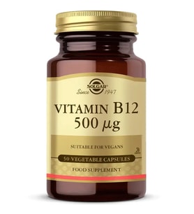 Solgar Vitamin B12 500 Mcg 50 Kapsül