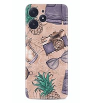 Xiaomi Poco M6 Pro 5G Kılıf Desenli Silikon Ananas Camera Glass 1357