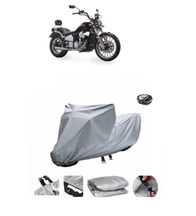Regal Raptor Daytona 125  Su Geçirmez Motosiklet Brandası ARKA ÇANTA UYUMLU
