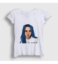 Presmono Kadın Beyaz Party's Over Billie Eilish T-Shirt 154639tt