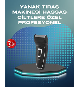 Kablosuz Kuru Tıraş Makinesi Folyo Başlıklı