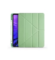 Apple iPad Pro 11 2021 3.Nesil Kalemlikli Standlı Katlanır Kılıf (Açık Yeşil)