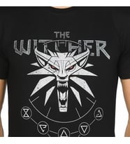Bant Giyim - The Witcher Wild Hunt Siyah Erkek T-shirt Tişört