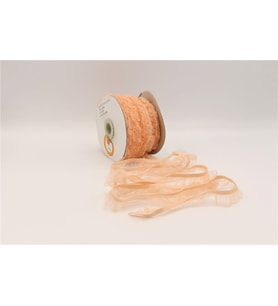 Fırfırlı Lastikler 18 mm Genişlik - 25 mt Somon