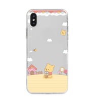 Iphone XS MAX Uyumlu Winnie The Pooh Tasarımlı Şeffaf Telefon Kılıfı