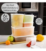 Porsima 1155 Alaska No Frost -20°C 6lı Dondurucu Saklama Kabı