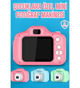 Çocuk Kamerası Dijital 1080P HD Kaliteli Mini Fotoğraf Makinesi Profesyonel
