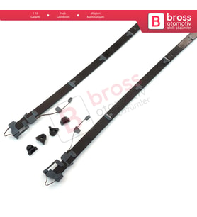 Mercedes S Class W222 2013-2020 A2227800100 A2227800200 İçin Sunroof Kızak Tamir Seti Uzunluk 59 cm