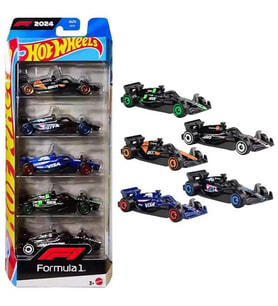 Hot Wheels Formula 1 5 Araç Set (1/64) Mclaren - Alpine - Redbull - Kick Sauber - Haas