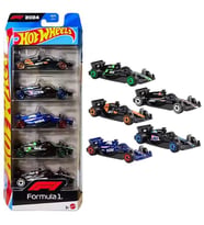 Hot Wheels Formula 1 5 Araç Set (1/64) Mclaren - Alpine - Redbull - Kick Sauber - Haas