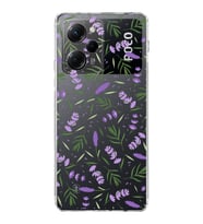PrintiFy Xiaomi Poco X5 Pro ile Uyumlu 1mm Slim Fit Water Color 3 Baskılı Şeffaf  Kılıf