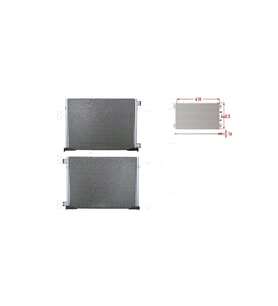 Klima Radyatörü 610x440,5x16 – 8200465490 Wisco - Renault Trafıc 2 Box 06 Ve Sonrası Uyumlu