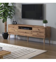 Beyza Ahşap Ayaklı 140 Cm Atlantik Çam Tv Sehbası