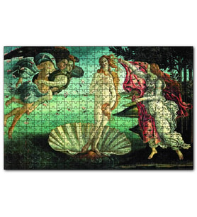 Cakapuzzle  Venüs ün Yaratılışı 120 Parça Puzzle Yapboz MDF (Ahşap)