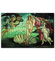 Cakapuzzle  Venüs ün Yaratılışı 120 Parça Puzzle Yapboz MDF (Ahşap)