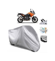Ktm 1190 Adventure  Arka Çanta (bağlantı Tokalı) Uyumlu SolarBlock Prime Motosiklet Brandası Örtüsü (Siyah)