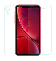 Apple iPhone XR (6.1") Ön ve Arka Ekran Koruyucu Kırılmaz Esnek Yeni HD Kalite Nano Cam (Renksiz)
